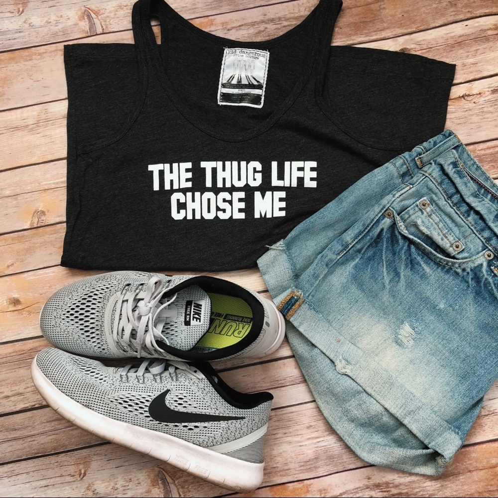 The Thug Life Chose Me Tank Top